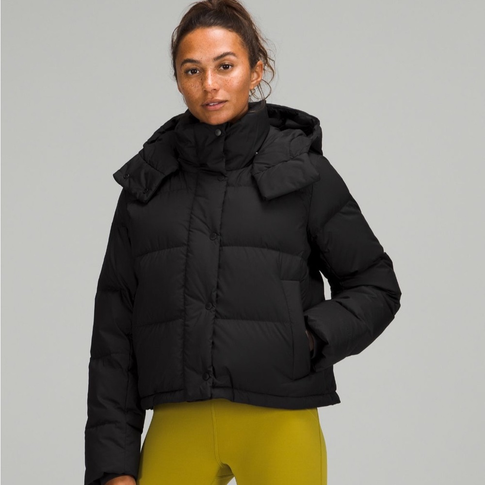 LULU LEMON Wunder Puff Cropped Jacket - Black